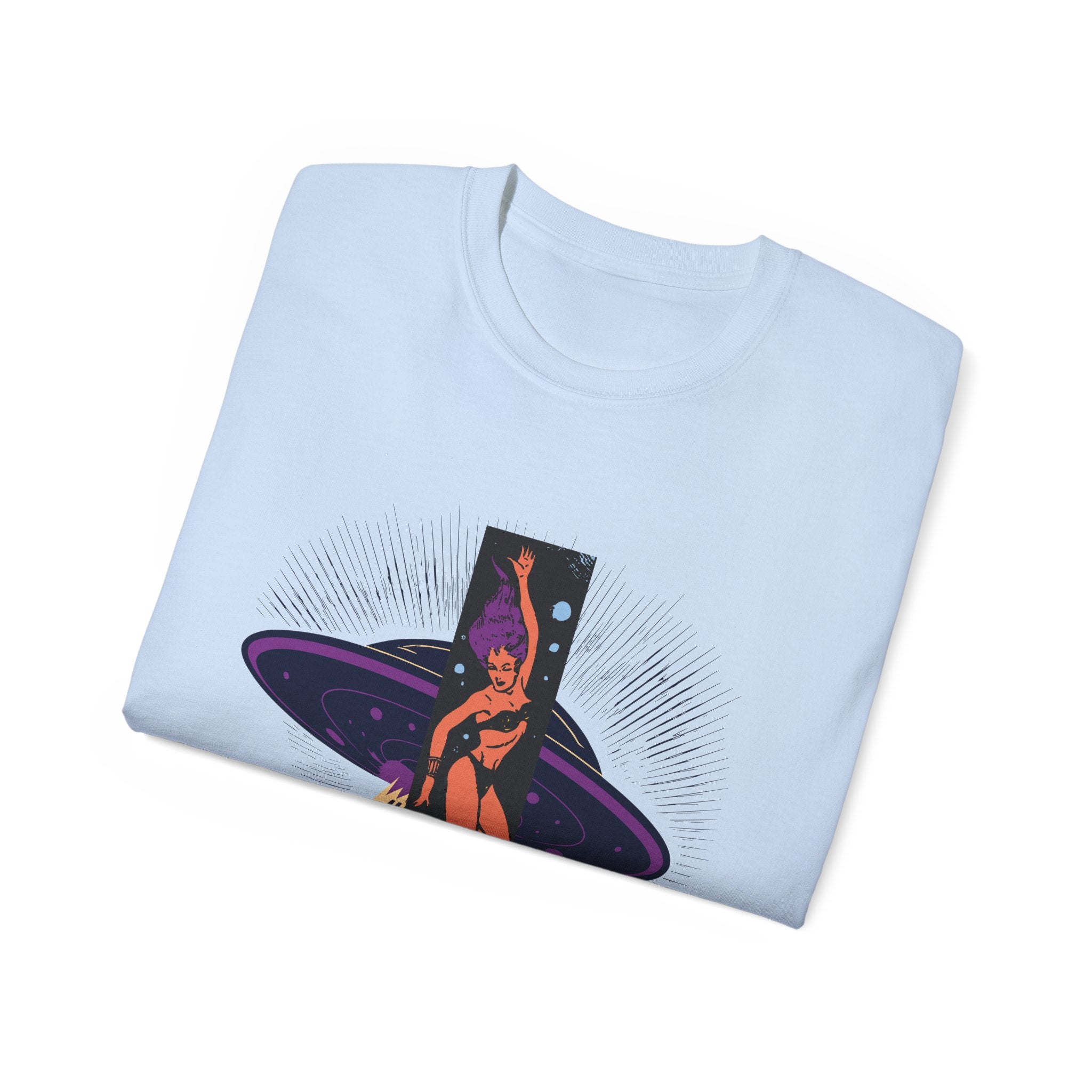 Space Warrior - Unisex Cotton Tee (Front) - Damned Threads